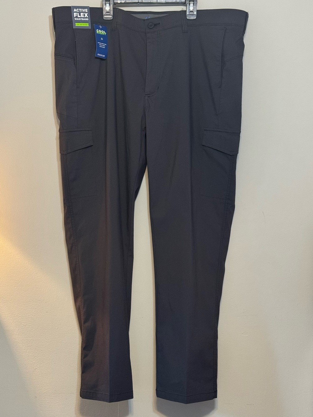 Men's Dark Gray Hagar Active Series Urban Utility Cargo Pants Sz 42 X 30